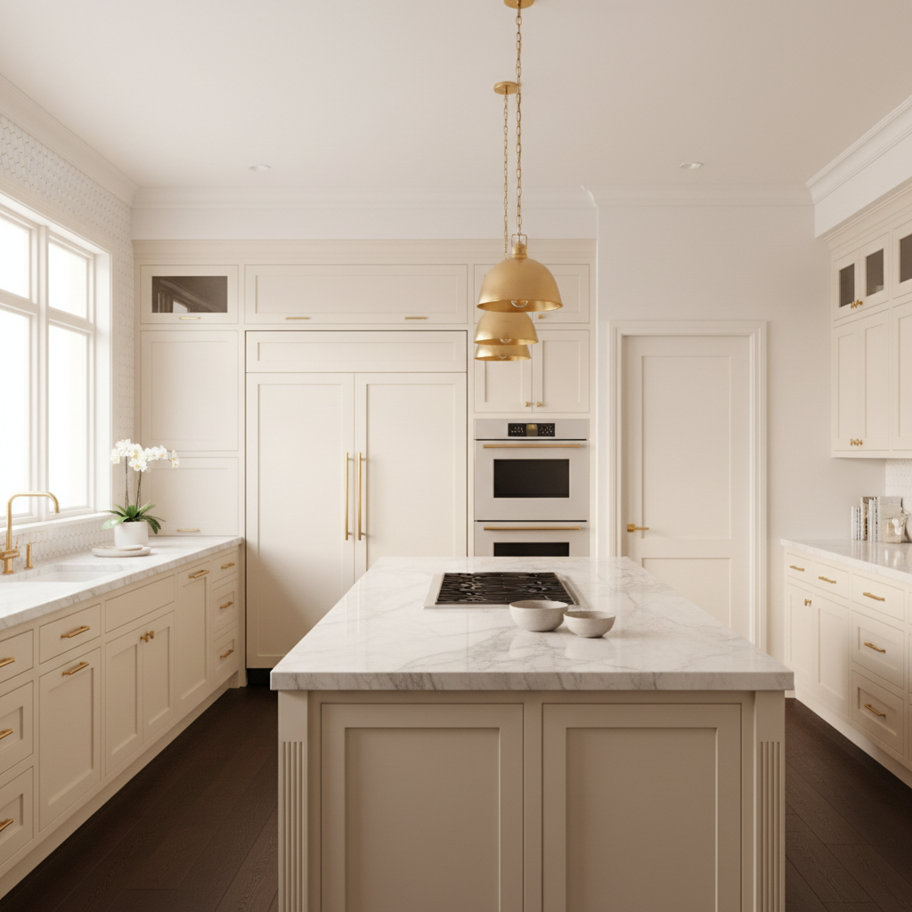 Luxury Santa Cruz kitchen with KitchenAid appliances